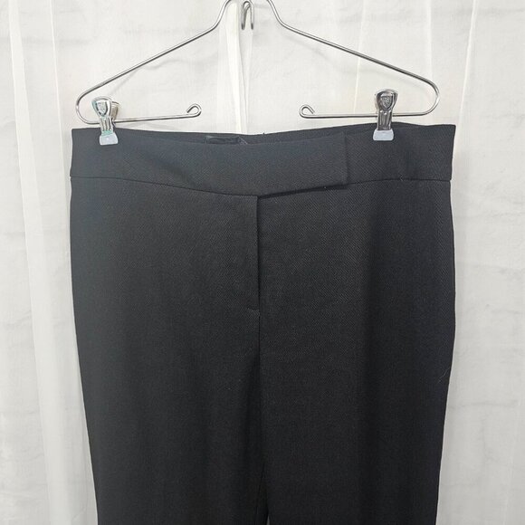 Alex Marie Trousers Pants Black Crop Business Office Casual 12P - Picture 2 of 11
